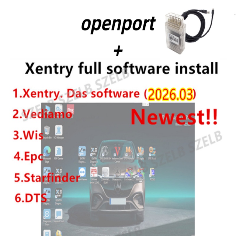 Auto Repair Shop Diagnostics - xentry 03.2026 perangkat lunak lengkap openport
