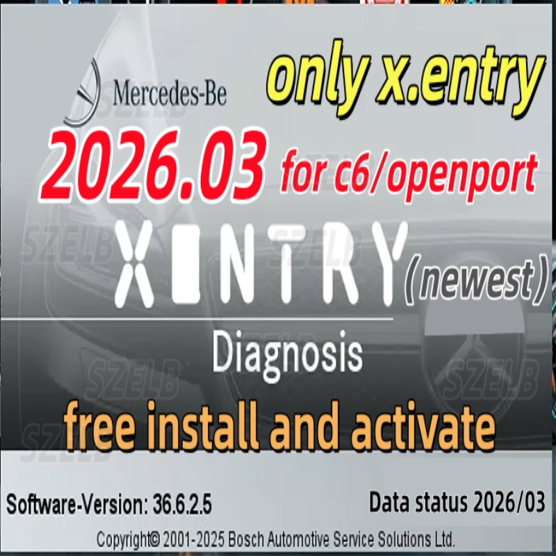 Auto Repair Shop Diagnostics - Perangkat lunak diagnostik Xentry terbaru 2026