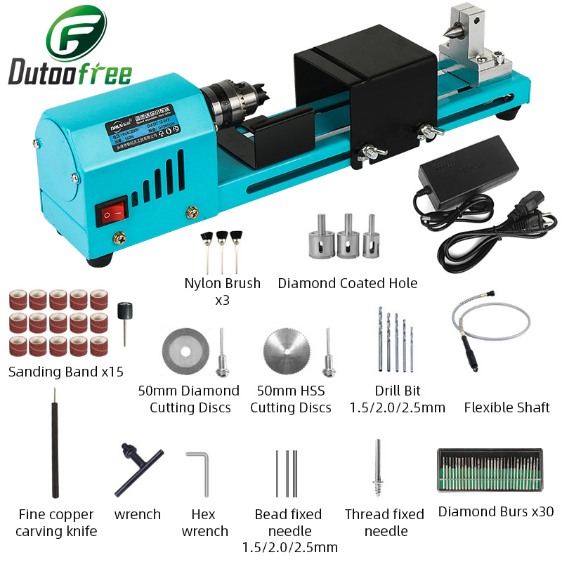 Brake Drum Lathe - 1 Set 150W Mesin Bubut Kayu