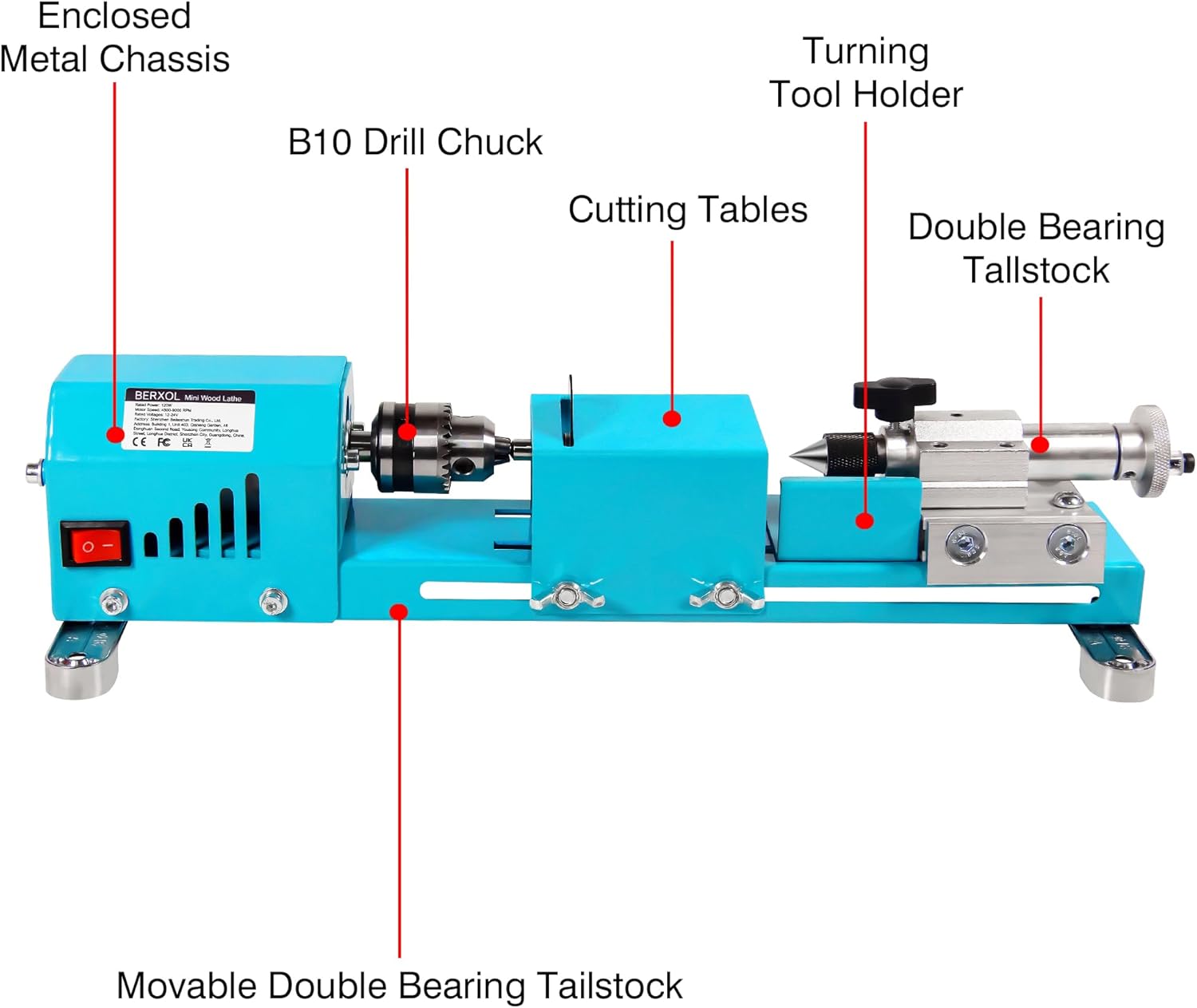 Mesin Bubut Kayu Mini Listrik  - Brake Drum Lathe ulasan dan harga